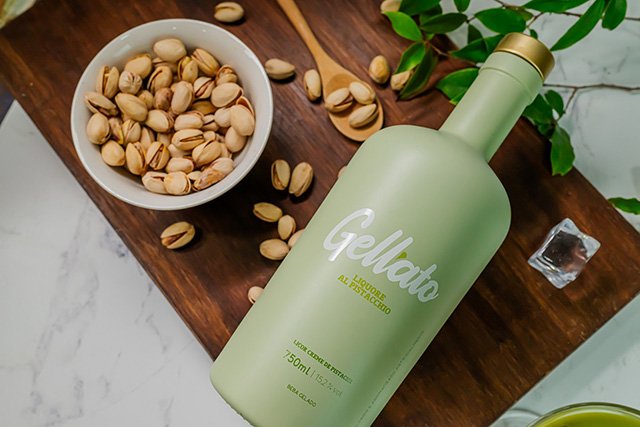 Empresários inovam e lançam licor de pistache inspirado em gelatos italianos 
